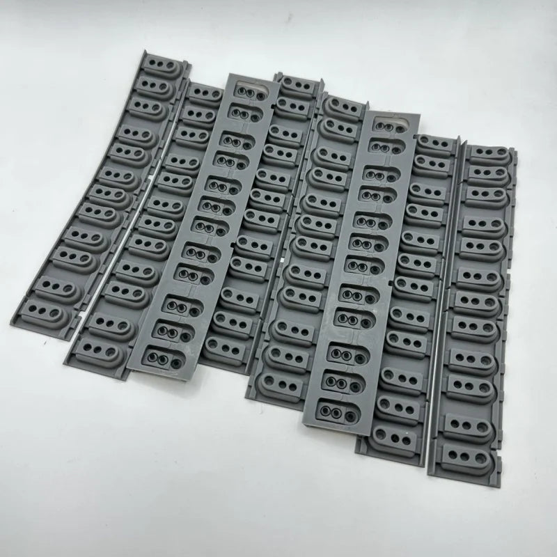 A collection of replacement keyboard contact strips for Yamaha digital pianos, arranged in rows.
