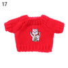 Fashionable Sweater and Vest Set for 20cm Plush Dolls