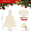 Unfinished Wooden Christmas Ornaments for DIY Painting