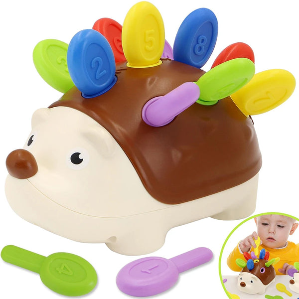 Hedgehog Montessori Fine Motor Skills Toy for Toddlers