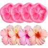 Hibiscus Flower Silicone Mold Set for Cake, Chocolate, Candle & Resin Crafting