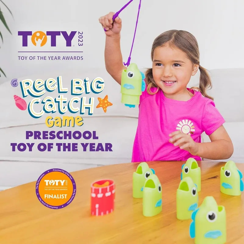 Telescoping Fishing Game for Kids with Length Comparison Fun