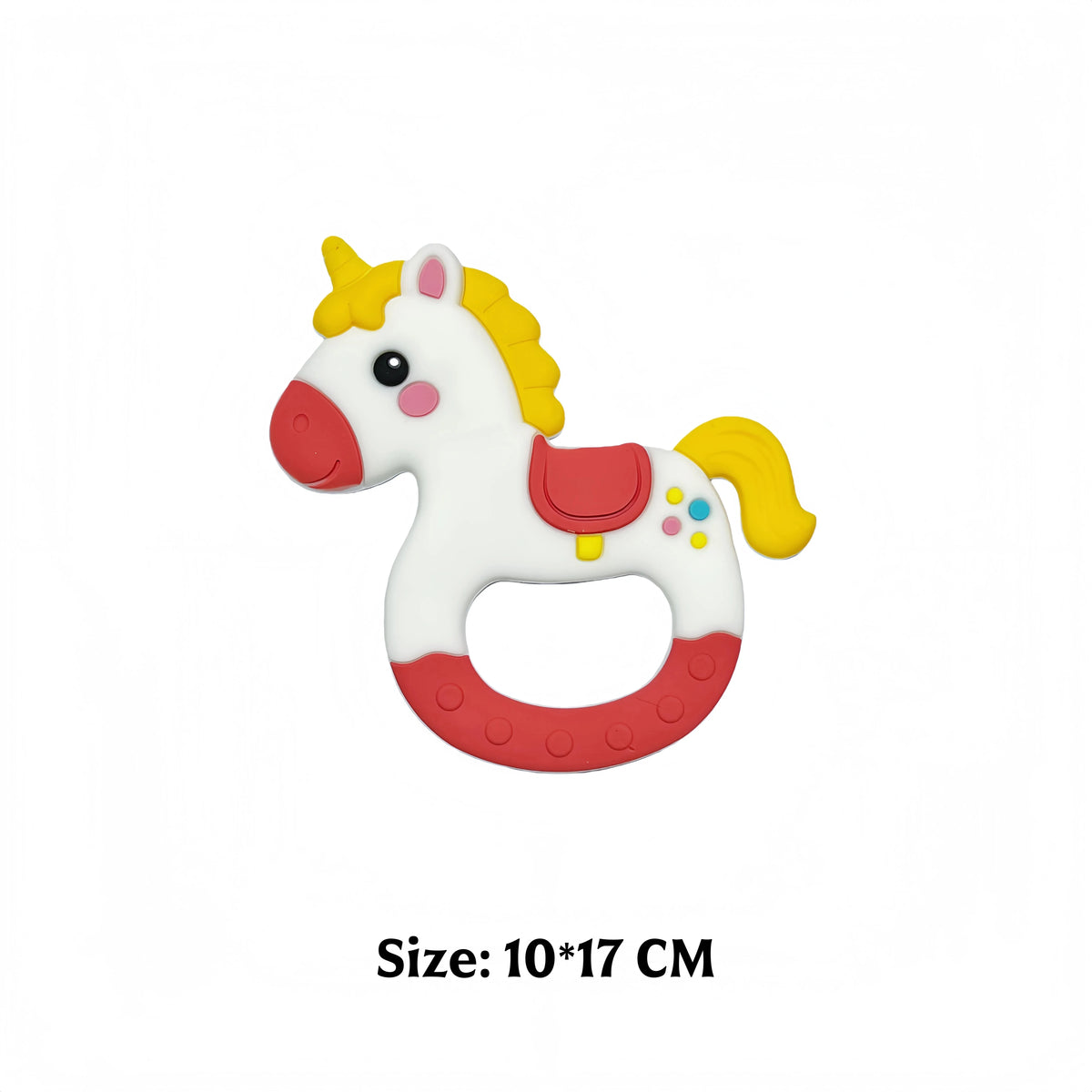 Cartoon Animal Silicone Baby Teether with Pacifier Clip
