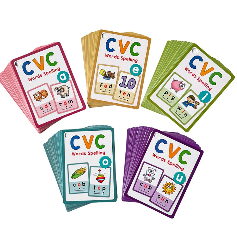 Phonics Flash Cards Set for Early Reading & Speech Development