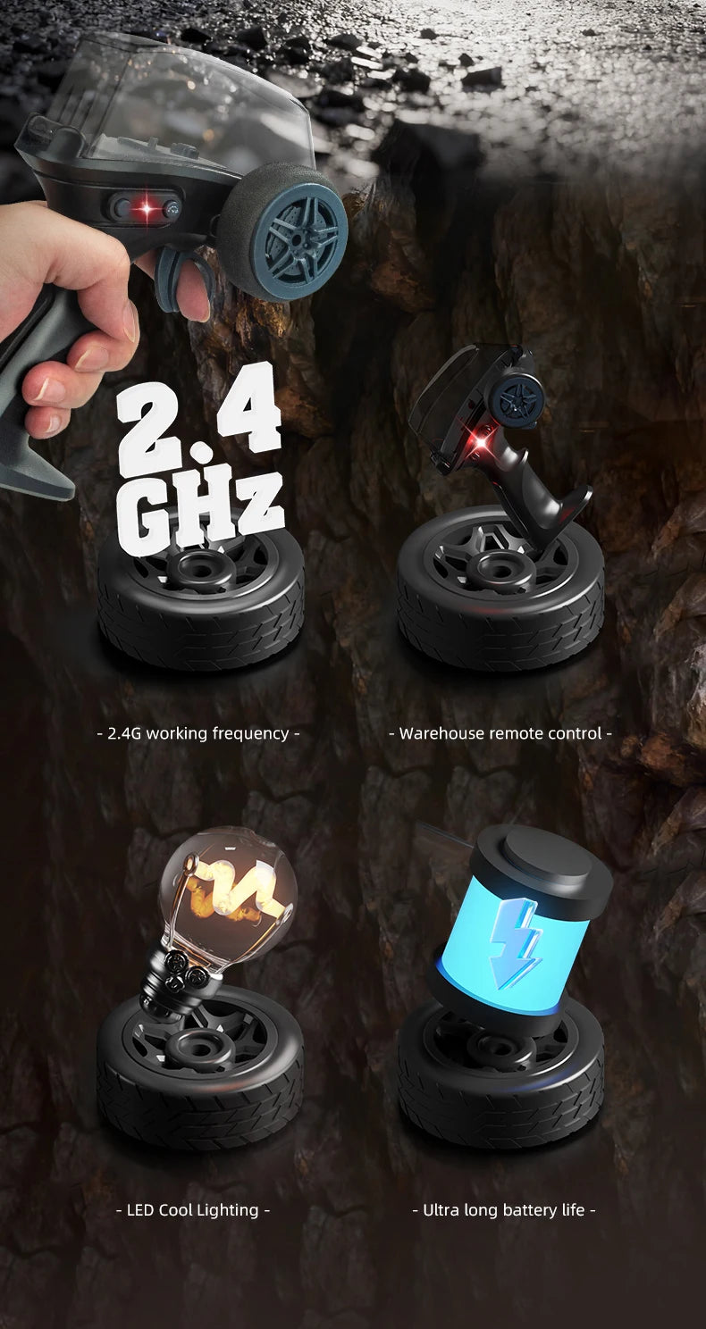 Mini RC Drift Car – 2.4GHz 4WD Remote Control Racing Car for Kids
