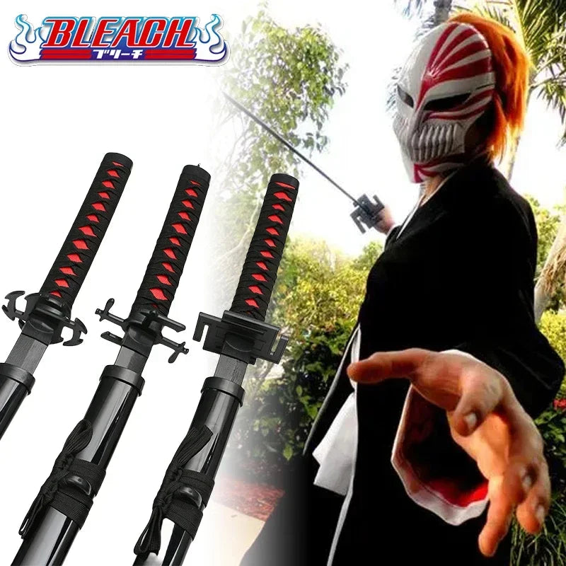 Kurosaki Ichigo Tensa Zangetsu Wooden Katana Prop Replica