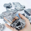 Natural Terahertz Raw Stone | Large Irregular Quartz Crystal | Metallic Luster Mineral for Home Décor