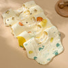 6-Layer Cotton Gauze Baby Bibs (3-Pack)