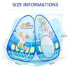 3-in-1 Kids Ball Pit Play Tent with Tunnel