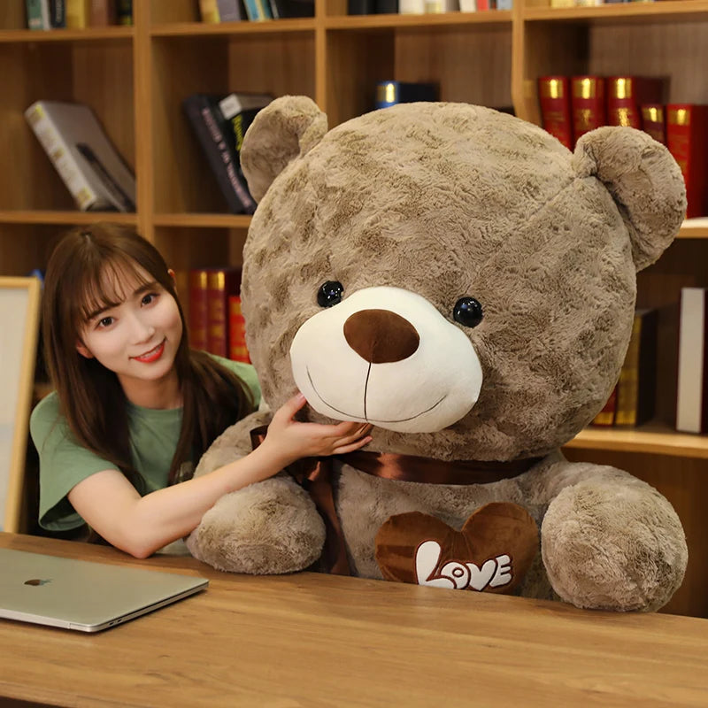 Soft Plush Teddy Bear with Heart Design