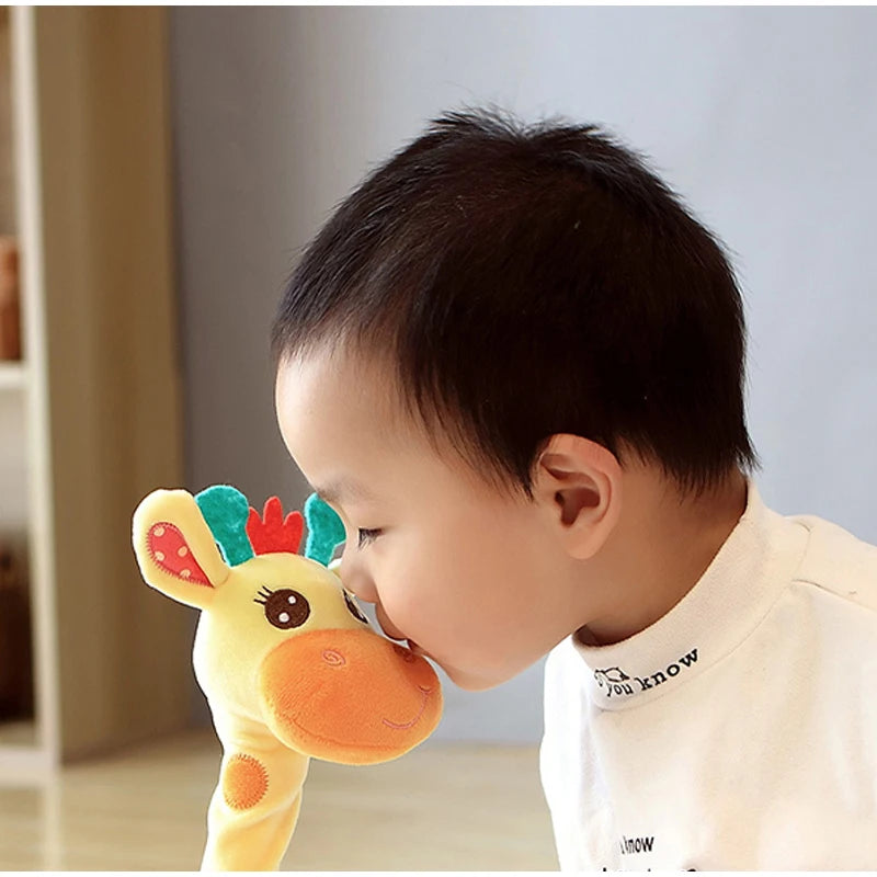 Interactive Singing and Dancing Giraffe Plush Toy with Music
