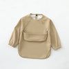 Waterproof Long-Sleeve Art Smock Bib for Toddlers