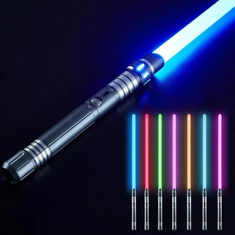 RGB Metal Lightsaber with 7 Color Modes and Sound Effects