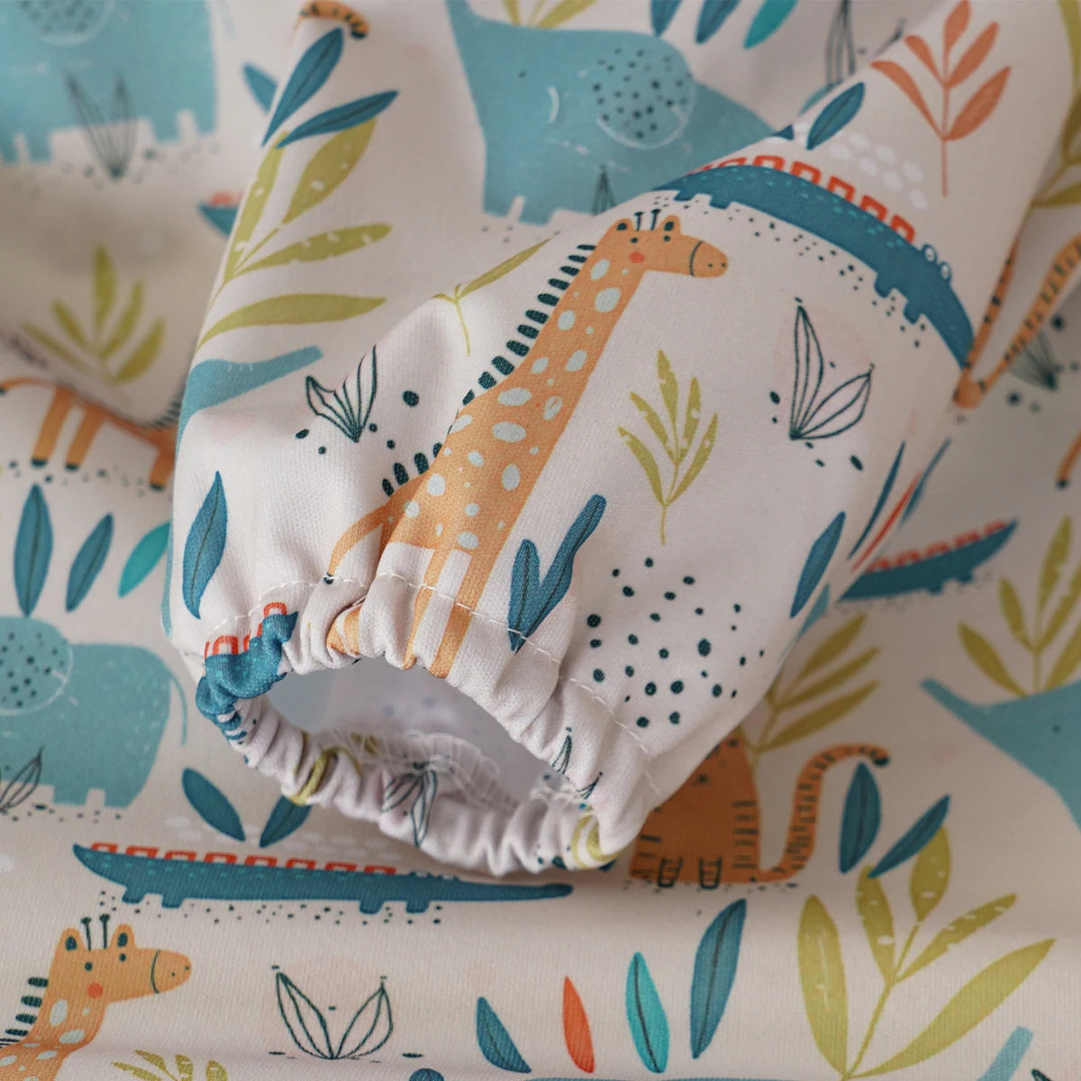 Waterproof Long-Sleeve Baby Bibs with Cute Designs