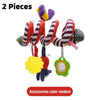 Soft Plush Hanging Baby Toy with Rattles and Teethers