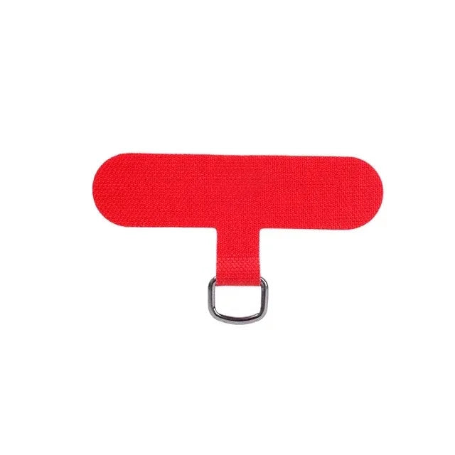 Red detachable phone lanyard strap for handsfree holder