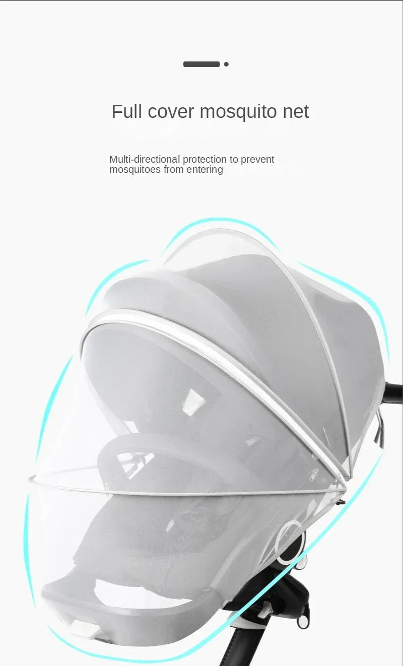 Universal Mosquito Net Cover for Baby Stroller and Crib