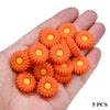 20mm Daisy Silicone Beads for DIY Jewelry & Crafts