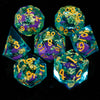 Liquid Core Dice Set for Dungeons & Dragons | Sharp Edge Resin RPG Dice