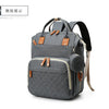Large Waterproof Diaper Bag Backpack with Insulated Bottle Pocket