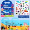 A portable bubble sticker book featuring marine animals and sea life for toddlers.