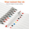Dual-Tip Alcohol Art Marker Set with Brush and Broad Tips