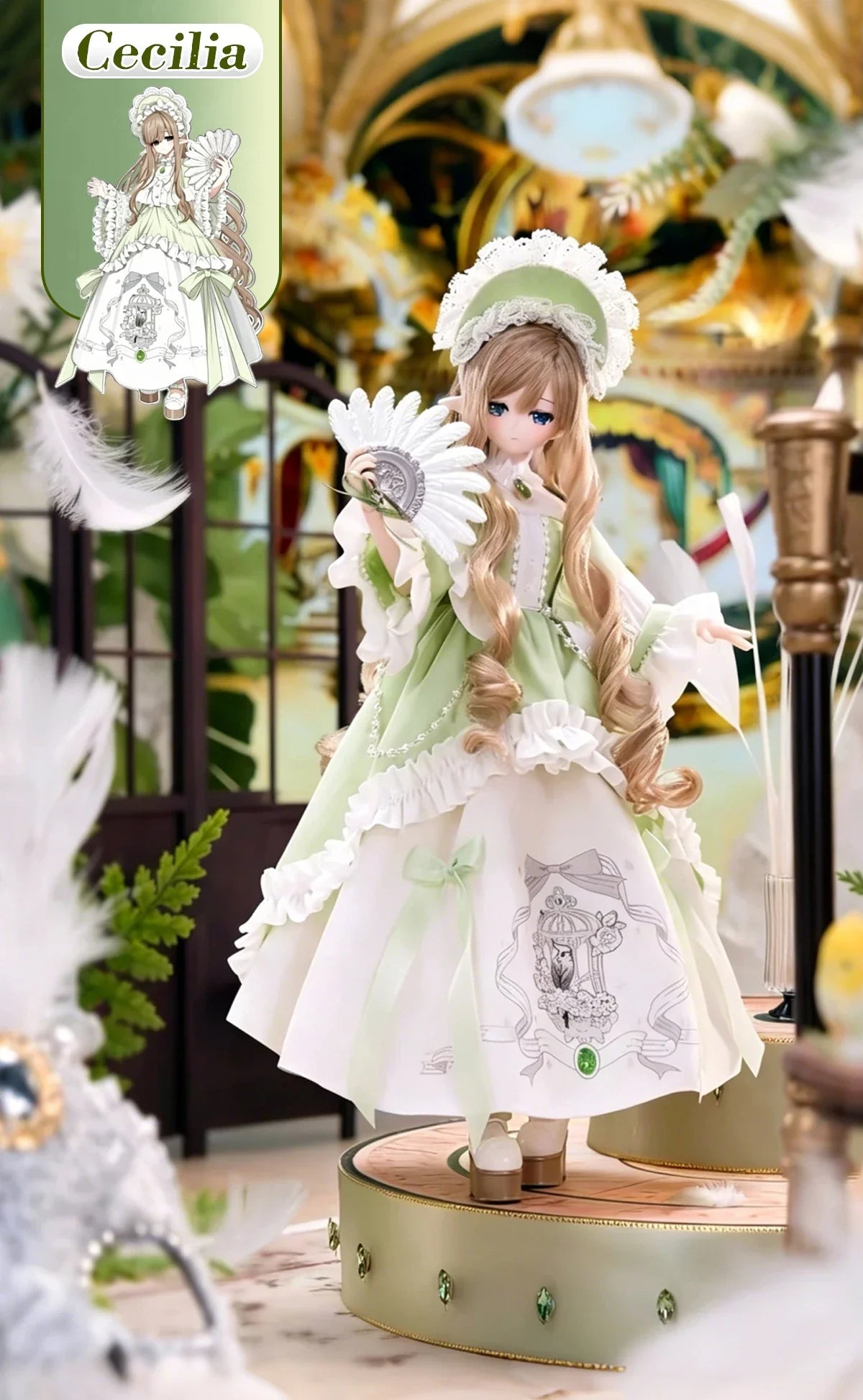 Minty Feather Mist Poetry Series 1/6 BJD Blind Box Doll