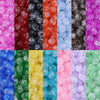 Colorful Cracked Acrylic Beads for Jewelry Making