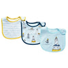 Soft Cotton Baby Bibs (3-Pack) with Cartoon Prints