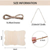 DIY Wooden Hanging Ornament Craft Kit (Set of 3)