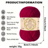 Premium Acrylic Yarn 4-Pack – Soft, Bright, Machine-Washable Knitting Yarn