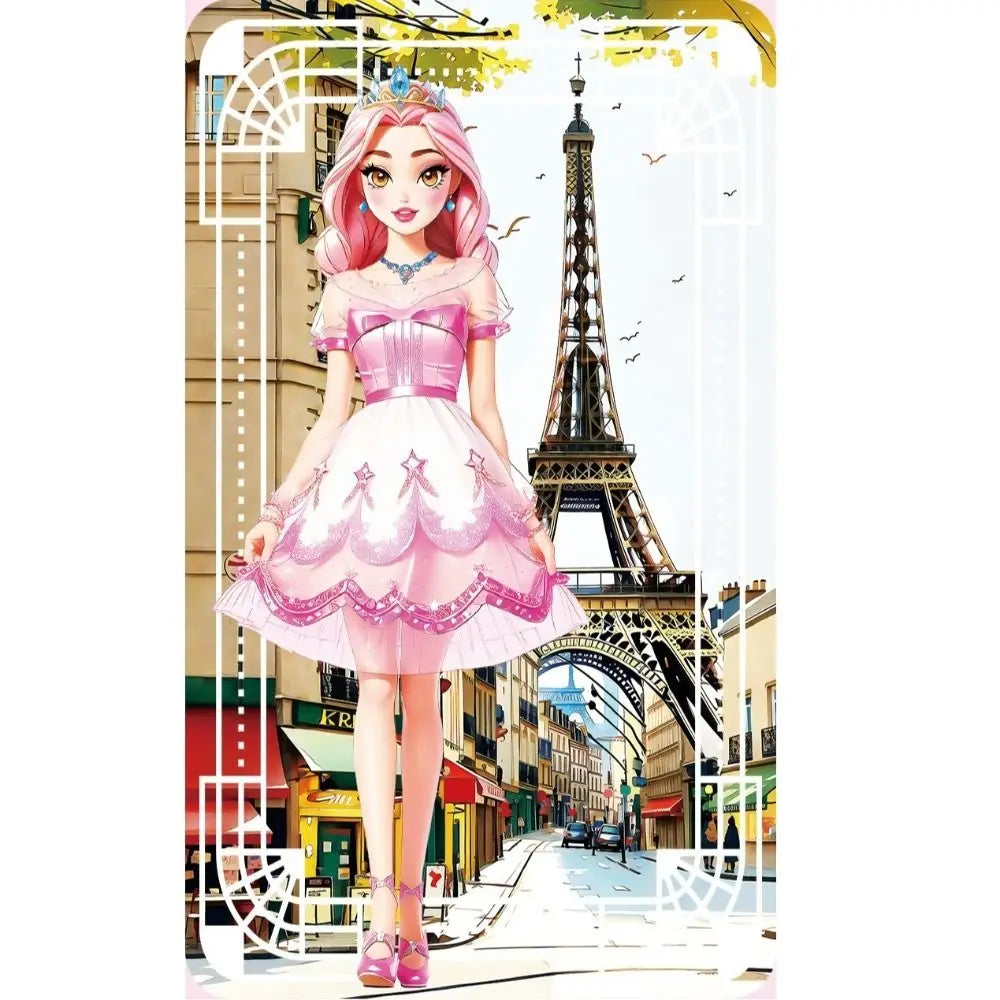 Magnetic Princess Dress-Up Play Set for Creative Girls