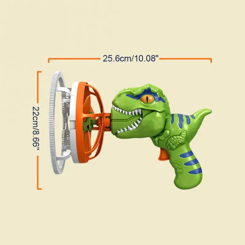Dinosaur Bubble Gun – Automatic Light-Up Bubble Blower for Kids