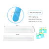A set of silicone water drop tube molds and rectangular soap/candle molds in various colors