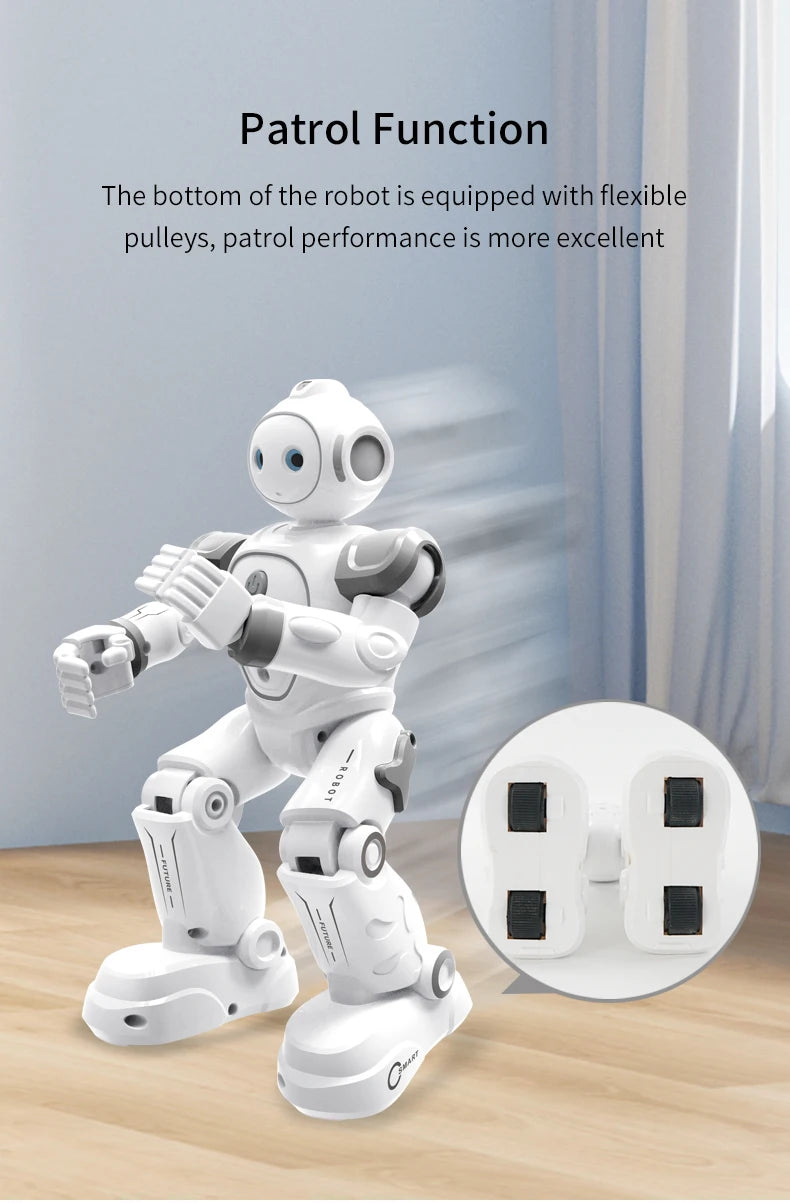 Interactive Dancing Robot with Remote Control and Gesture Sensing
