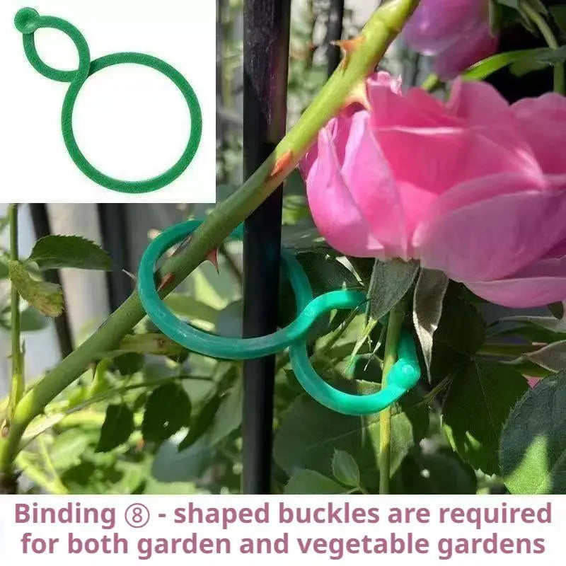 Garden Plant Support Clips (100-Pack)
