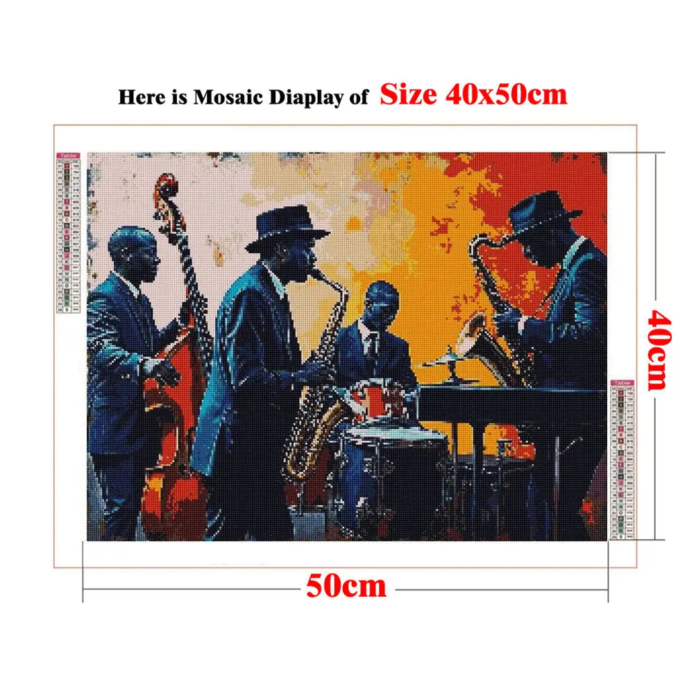 Modern Jazz Musician Diamond Painting Kit