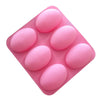 6-Cavity Silicone Soap Mold for DIY Crafts & Baking