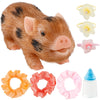 Realistic Soft Silicone Piglet Plush Toy