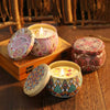 Dried Flower Aromatherapy Candle with Essential Oil