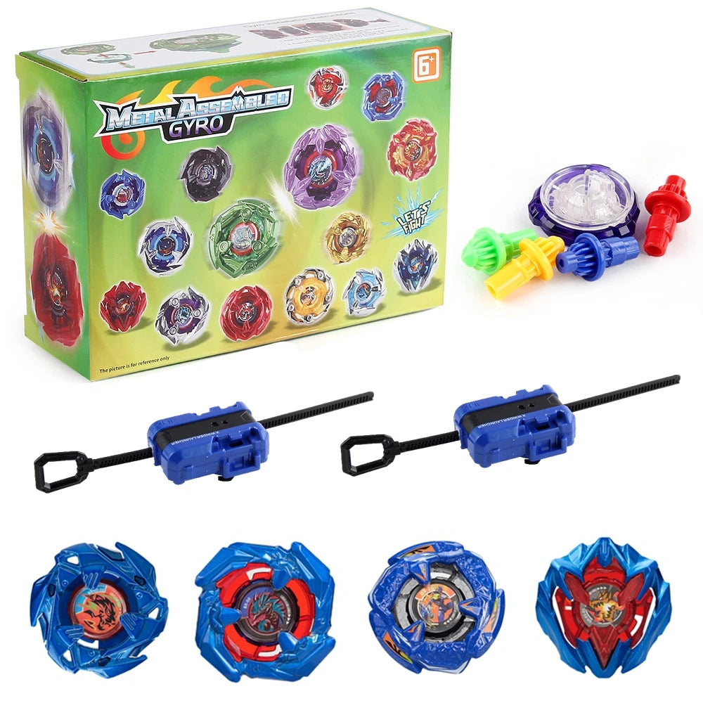 Gyro Spinning Tops Battle Set with Launchers