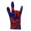 A purple and red superhero web shooter glove toy set.