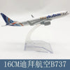 Diecast Metal Boeing Aircraft Model – 16 cm Collectible Display Piece