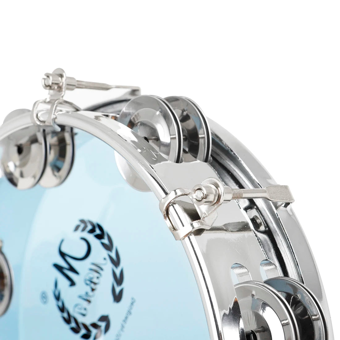 Self-Tuning Double Row Tambourine with Stainless Steel Rings