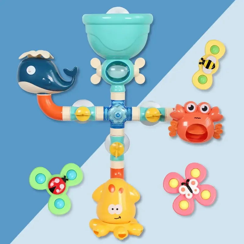 DIY Bath Pipe Toys Set for Toddlers