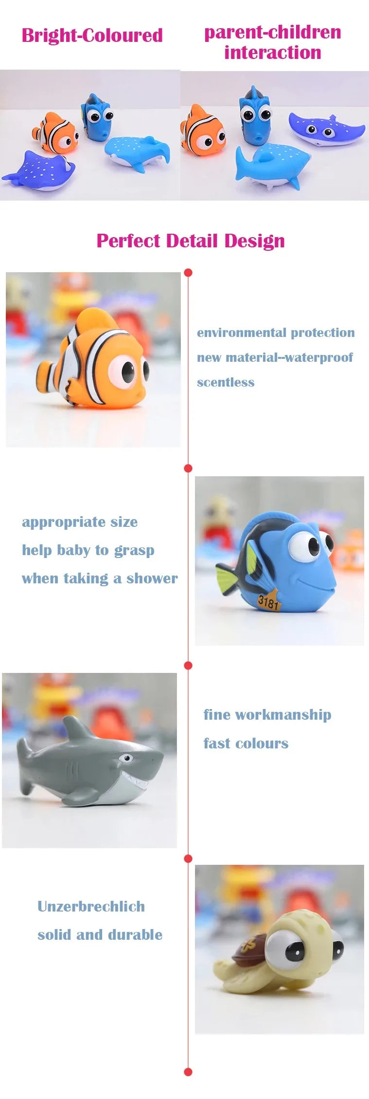 Ocean Animal Squirting Bath Toys