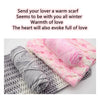 A close-up of pink and gray knitted yarn rolls, showing soft 8 ply knitting yarn for DIY projects.