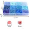 Glass Seed Beads Craft Kit with Organizer Box