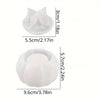 Pumpkin Silicone Mold Set for Resin, Candles & Candy Jars (2-Pack)