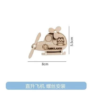 Montessori wooden busy board featuring a castle and bulldozer theme for children